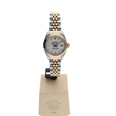 Rolex Lady-Datejust 26mm 69173; Vintage 18k. goud/stalen dames horloge