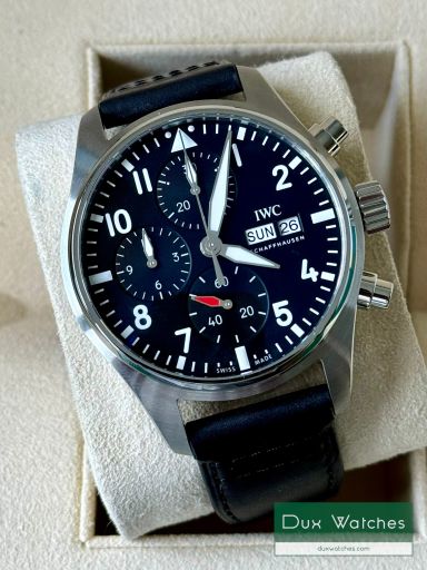 IWC pilot’s watch chrono ref IW388111 DR00939
