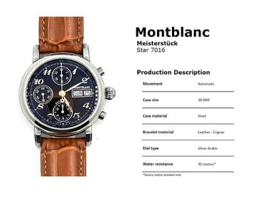 [TK] MONTBLANC Meisterstück 4810 Star Chronograph 501 - Black dial