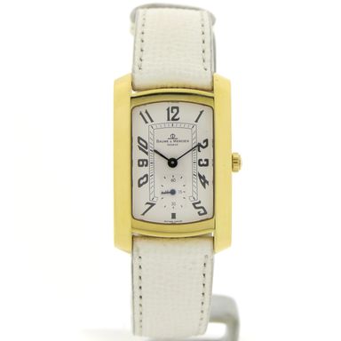 Baume Mercier Hampton; 18k. gouden horloge
