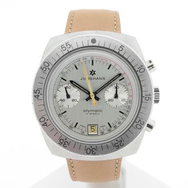Junghans Olympic; Vintage chronograaf heren horloge