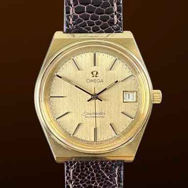 Vintage Omega Seamaster Automatic Gold Plated 166.0203 - 36mm - 1978 - MINT