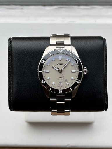 Oris Divers Date - beige dial - nieuw