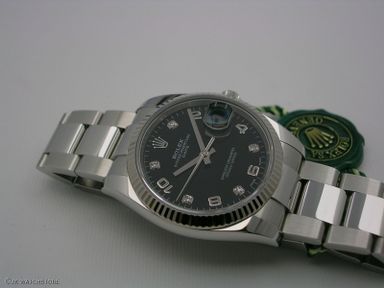 ROLEX OYSTER PERPETUAL DATE 34MM 115234 DIAMOND DIAL 2018