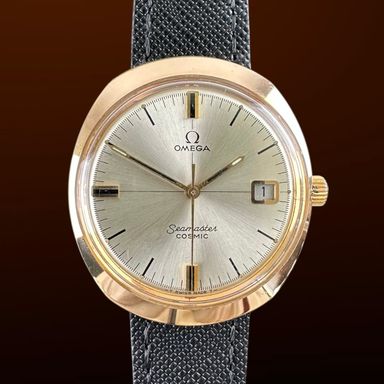 Vintage Omega Seamaster Cosmic Rose Gold Plated 136.022 - 35mm - 1969