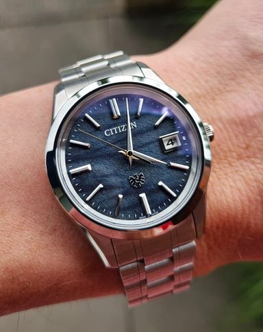 TK: The Citizen AQ4100-65L limited editie indigo washi papier