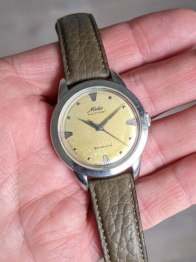Mido Multifort Powerwind vintage