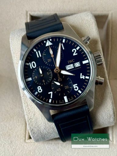 IWC pilot’s watch chrono ref IW388116 DR01619