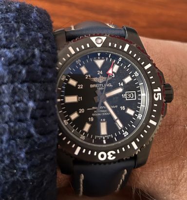 Te koop: Breitling SuperOcean 44 Special Black Steel