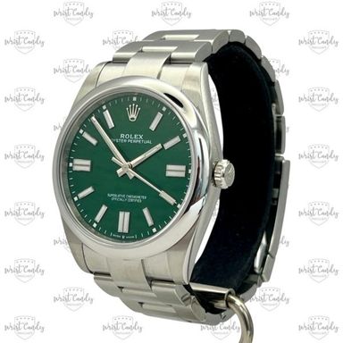 Rolex Oyster Perpetual 41 green • 🇳🇱 2024 • nieuw