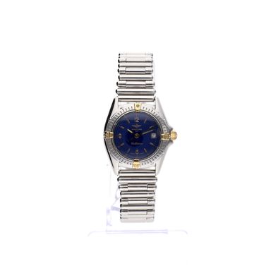 Breitling Callistino B52045; 18k. goud/stalen dames horloge