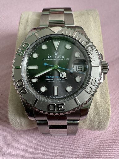 TK: Rolex Yacht Master 268622 Rhodium Dial