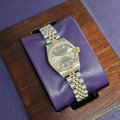Rolex Lady-Datejust 69173 grey diamond dial 