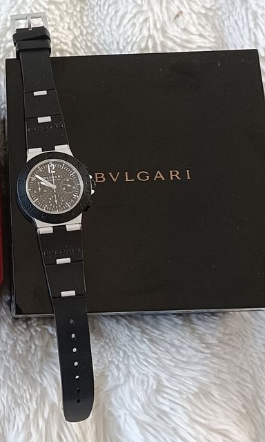 TK Bvlgari Aluminium Chronograaf - AC38TA