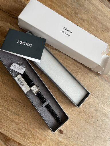 NIEUW: Prachtige Seiko Tank uit Japan 🔲 SSEH001 Nano Universe (incl doos, 3-jr garantie)