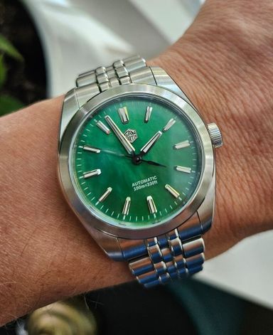 Gereserveerd: San Martin SN0144-GX4 groen parelmoer