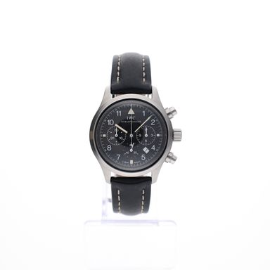 IWC Pilot Chronograph IW3741; Chronograaf horloge