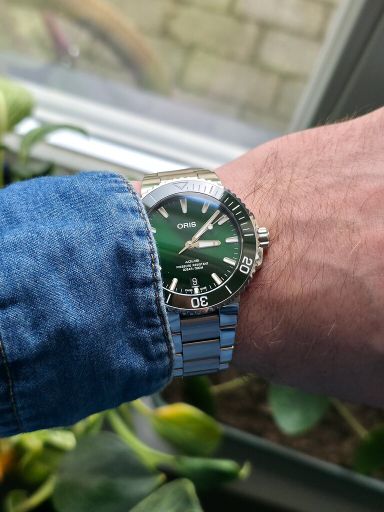 Oris Aquis 39.5mm Groen