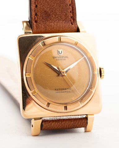 Universal Geneve Cioccolatone 18kt rose goud