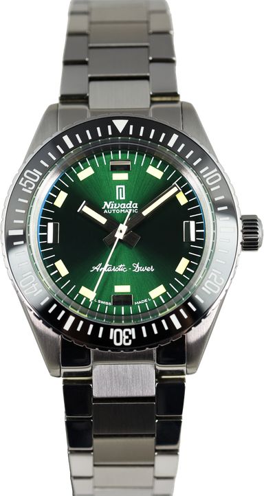 Nivada Grenchen Antarctic Diver Green Limited Edition