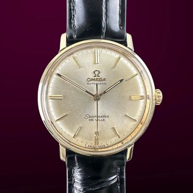 Vintage Omega Seamaster De Ville Automatic Gold Plated 165.020 - 34,5mm - 1964