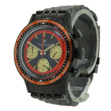 Nivada Grenchen Chronoking Paul Newman