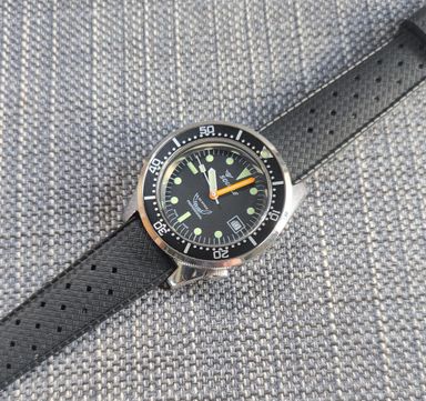 TK: Squale 1521 classic polished zwart