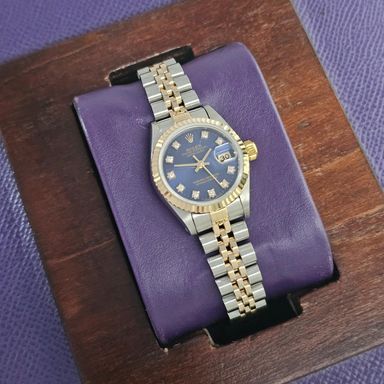 Rolex Lady-Datejust 69173 Blue Diamond