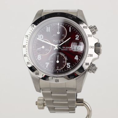 Tudor Prince Date Tiger Chrono Time 79280 Oxblood / Bordeaux Dial | 19