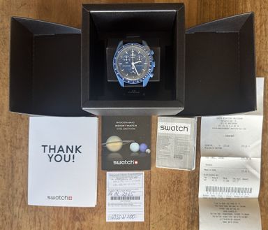 TK:Swatch X Omega: Mission to Neptune MoonSwatch