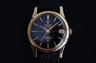 TK: Omega Constellation -14393 - Black Gilt - Doos en Papieren