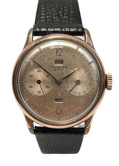 Universal Geneve 41302 Triple Date incl Box
