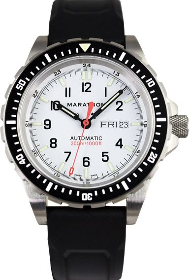 Marathon 46mm Arctic Jumbo Day/Date Automatic Rubber JDD WW194021SS