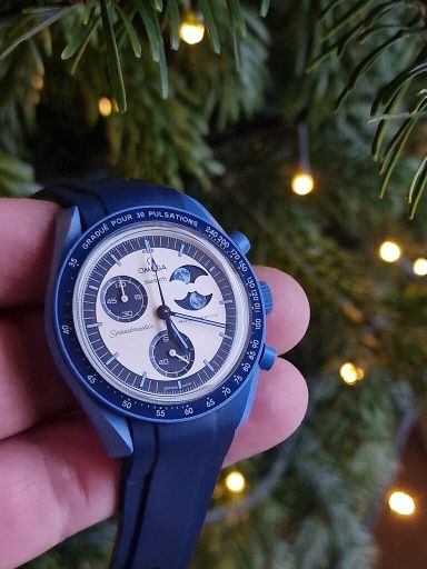 MoonSwatch Super Blue Moonphase