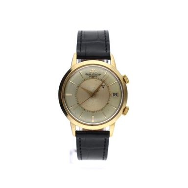 Jaeger LeCoultre Memovox Ref. 855; Vintage 18k Gold Watch