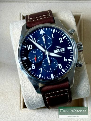 IWC pilot’s watch chrono ref IW377714 DR01116