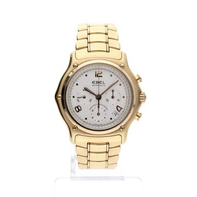 Ebel 1911 Le Modulor Chronograph E8137241; 18k. Gouden heren horloge