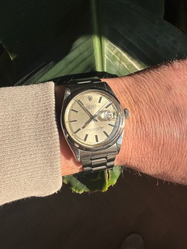 Rolex Datejust 1600 uit 1971 100% correct inclusief folded oyster band