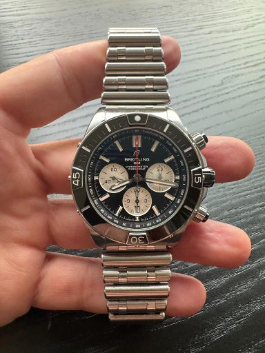 TK: Breitling Super Chronomat B01 - Full set + extra Breitling band
