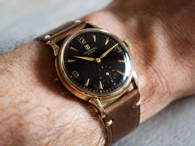TK: vintage Universal Geneve dress watch