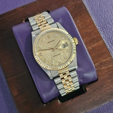 Rolex Datejust 16233 Jubilee Champagne Dial
