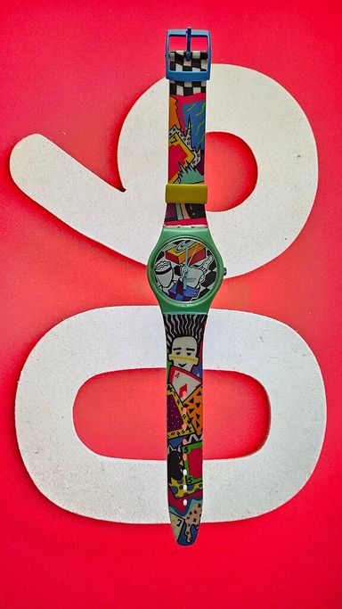 Swatch Rapp-Er GG134 Retro 90's design