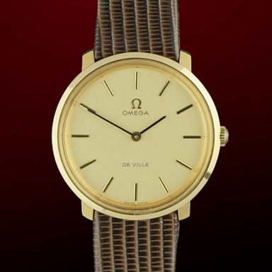 Vintage Omega De Ville Manual Wind Gold Plated 115.0001 - 33mm - 1972