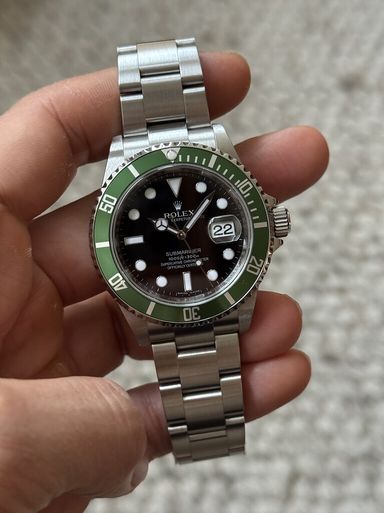 Te koop aangeboden: Rolex Submariner 16610LV (Kermit)