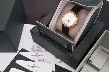 TK: Frederique Constant Moneta in goud - FC206S3S5