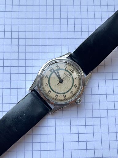 TK: 1940s EBEL Fieldwatch - Bumperautomaat