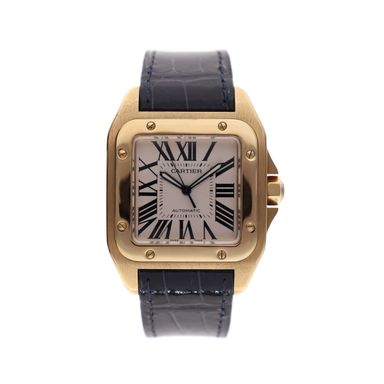 Cartier Santos XL 2657 Automatic Gold Watch