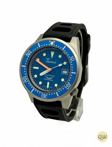 Squale 1521 Blue Blasted Rubber