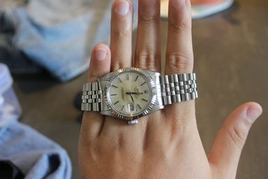 Rolex Datejust 16014 zilveren dial