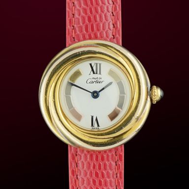 Vintage Cartier Must Trinity Vermeil Quartz SM 27mm - 2735 / W1010744 - 1999